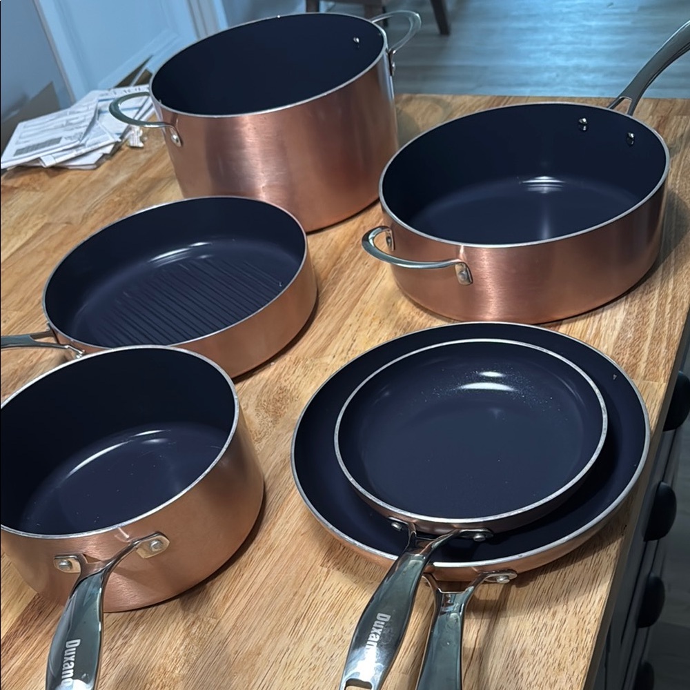 Copper Cookware Set by Duxano
